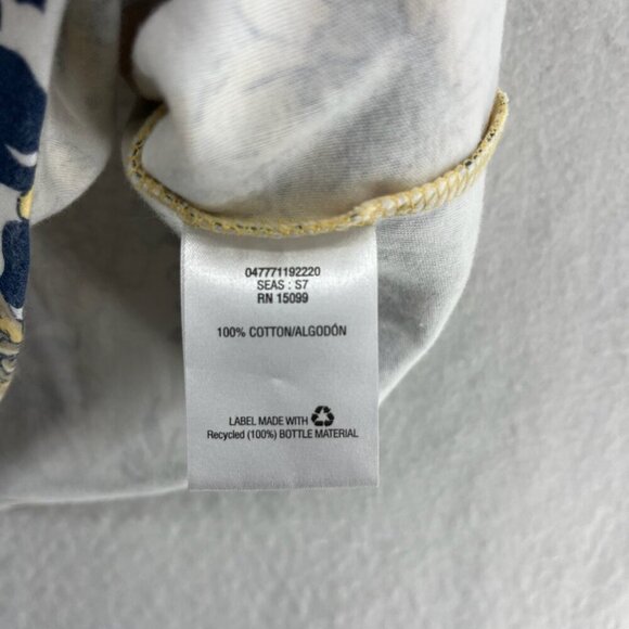 Laura Scott T Shirt Women PS White Yellow Floral Pullover Round Neck Cottagecore - Picture 11 of 12